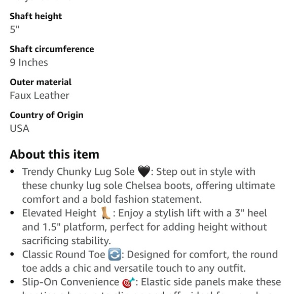 Chariot & Co. boots women’s size 9. Black chunky lug sole. Very comfortable. - Picture 8 of 8